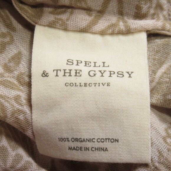 NEW SPELL & the Gypsy Collective Lioness Tunic Mini in Smoke Floral Dress S - Picture 9 of 10